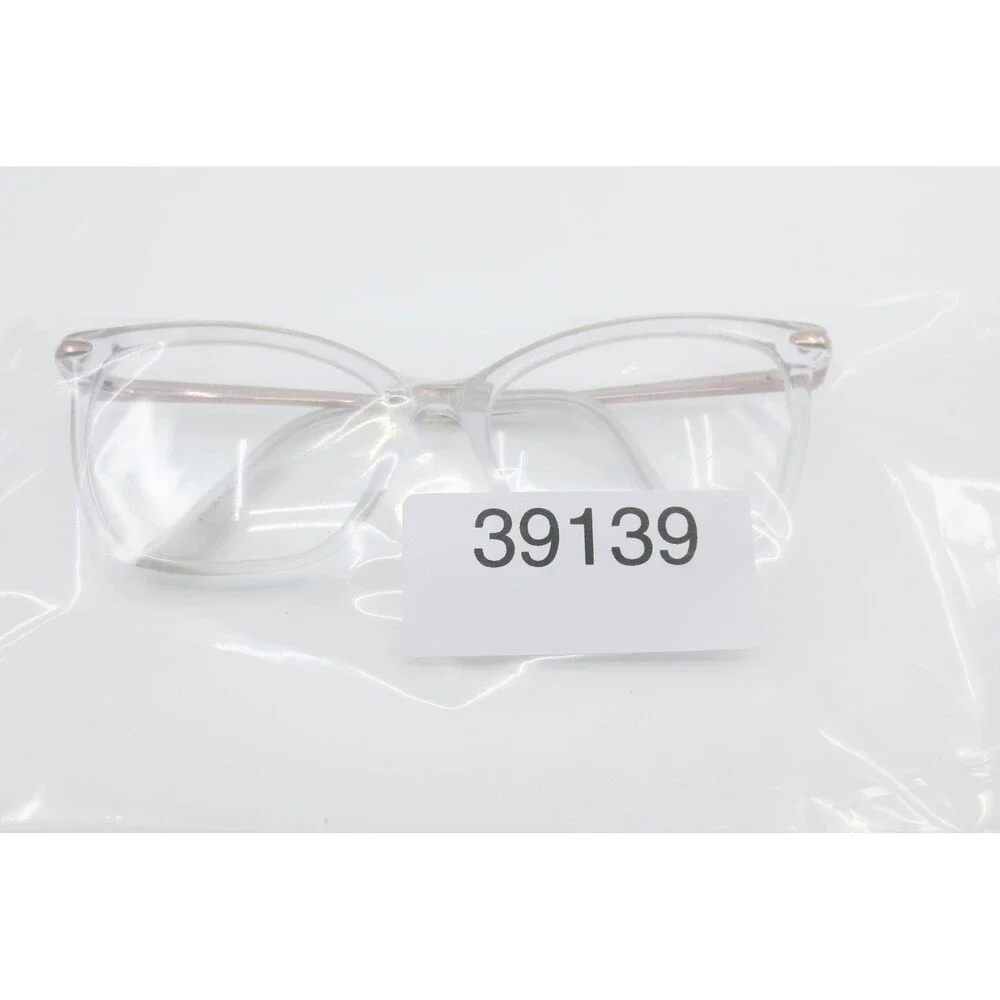Max Cole MC 1515 COL 21 Clear Rose Gold Cat Eye Eyeglasses Frames 53-15-135